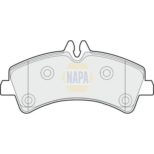 NAPA Bremsbelagsatz, Scheibenbremse NAPA NBP1077