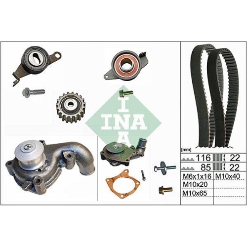 Schaeffler INA Wasserpumpe + Zahnriemensatz 530 0010 30