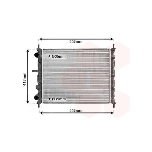 VAN WEZEL K&uuml;hler, Motork&uuml;hlung 17002229