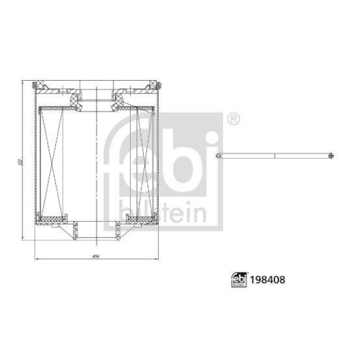 FEBI BILSTEIN Kraftstofffilter 198408