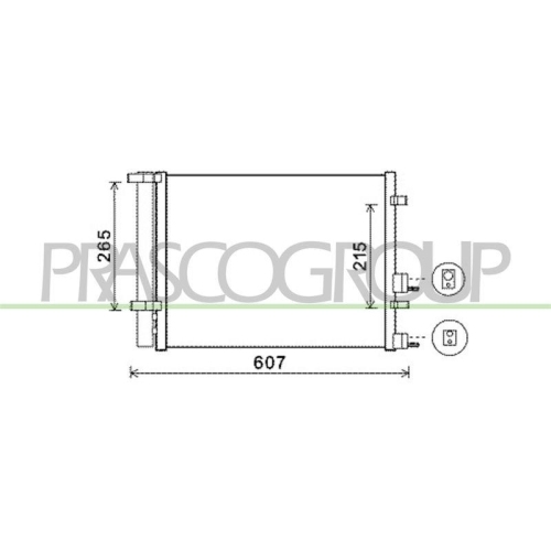 PRASCO Kondensator, Klimaanlage PrascoSelection HN200C001