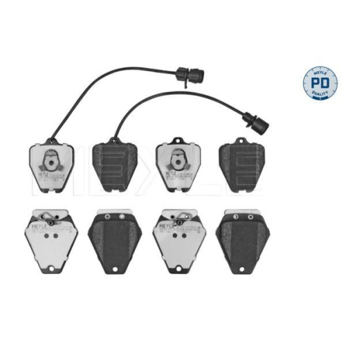MEYLE Bremsbelagsatz, Scheibenbremse MEYLE-PD: Advanced performance and design. 025 214 5218/PD