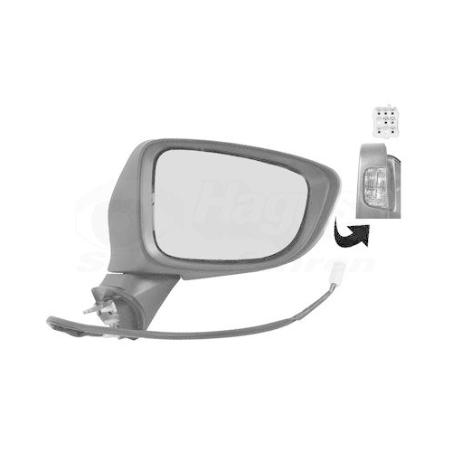 VAN WEZEL Au&szlig;enspiegel * HAGUS * 2766808