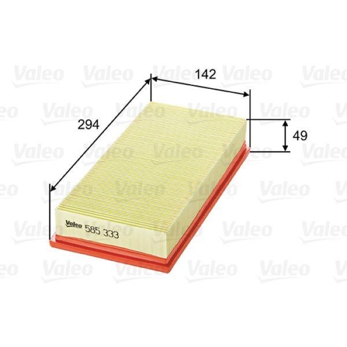 VALEO Luftfilter 585333