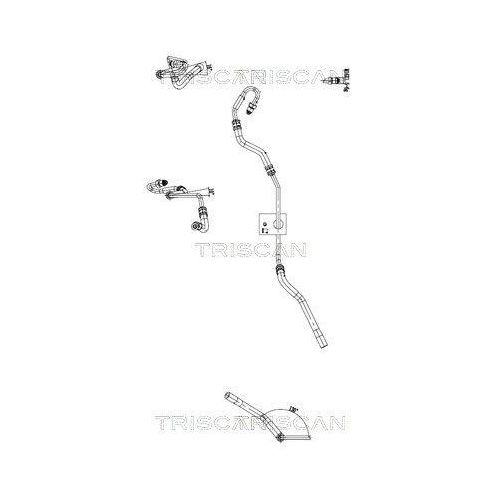 TRISCAN Hydraulikschlauch, Lenkung 8516 29058