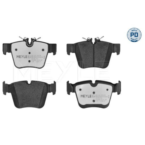 MEYLE Bremsbelagsatz, Scheibenbremse MEYLE-PD: Advanced performance and design. 025 224 2316/PD