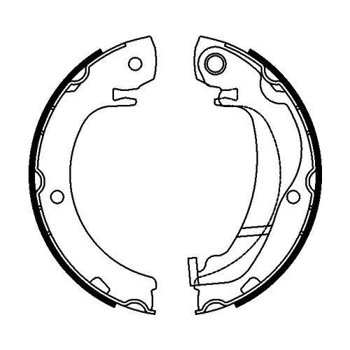 TEXTAR Bremsbackensatz, Feststellbremse 91074300