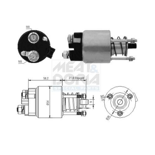 MEAT & DORIA Magnetschalter, Starter 46102