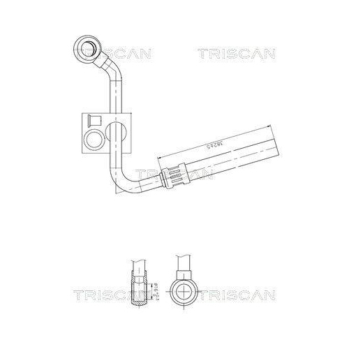 TRISCAN Hydraulikschlauch, Lenkung 8516 11025