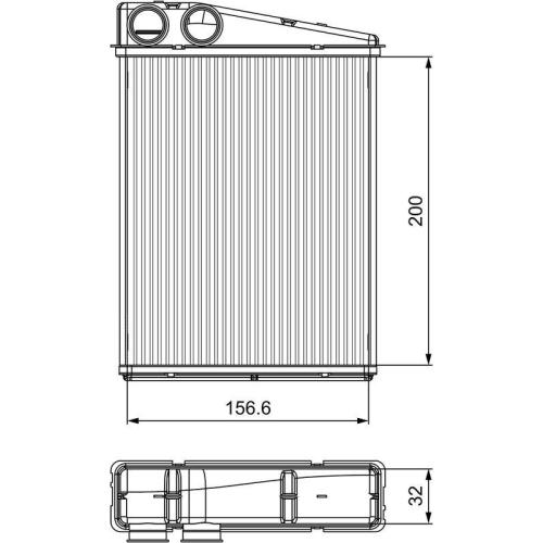 VALEO W&auml;rmetauscher, Innenraumheizung 811542