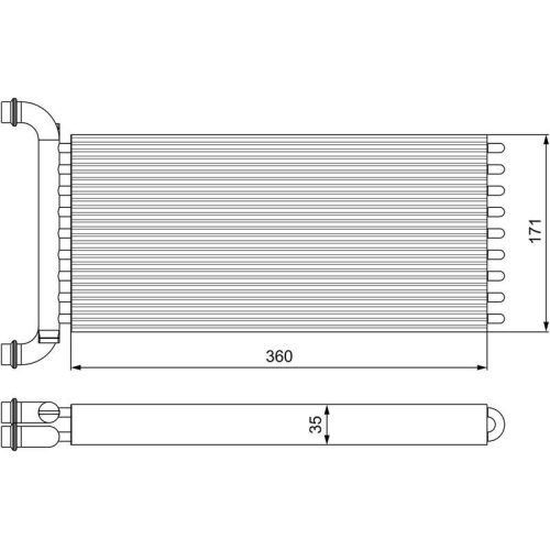 VALEO W&auml;rmetauscher, Innenraumheizung 811521