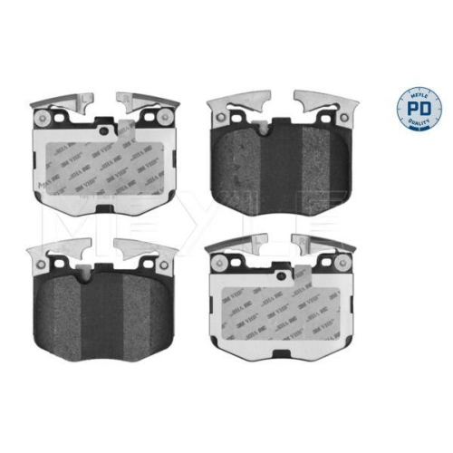MEYLE Bremsbelagsatz, Scheibenbremse MEYLE-PD: Advanced performance and design. 025 224 2520/PD
