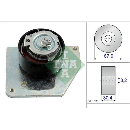 Schaeffler INA Spannrolle, Zahnriemen 531 0858 10