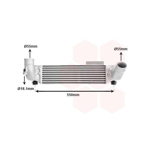VAN WEZEL Ladeluftk&uuml;hler 83004209