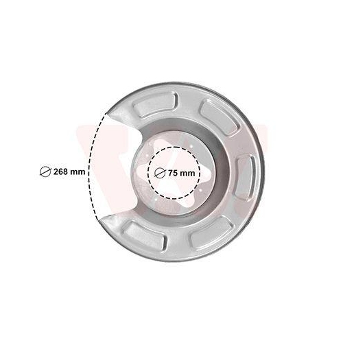 VAN WEZEL Spritzblech, Bremsscheibe 8239373