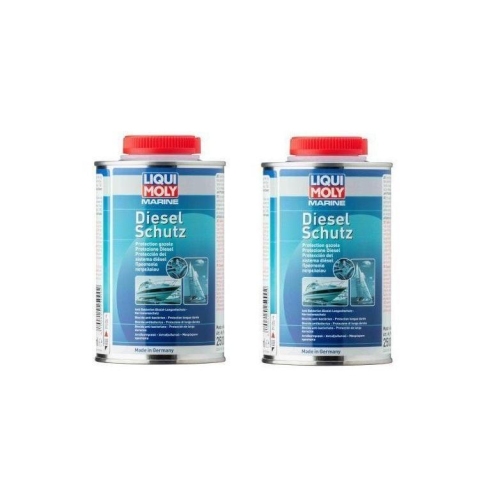 2x Liqui Moly Marine Diesel Schutz Additiv 500 ml Dose - 25000