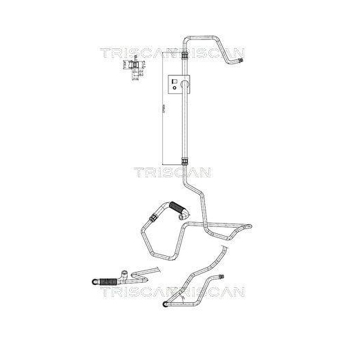 TRISCAN Hydraulikschlauch, Lenkung 8516 28014