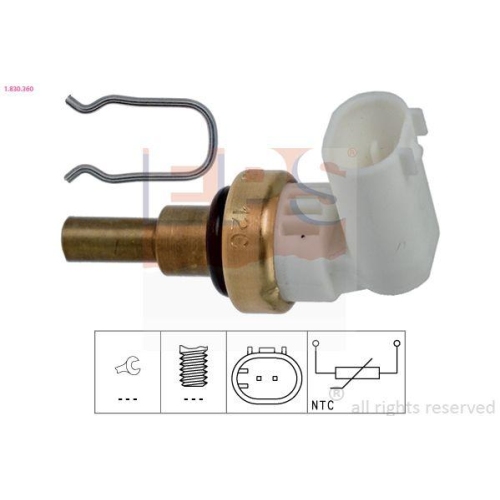 EPS Sensor, K&uuml;hlmitteltemperatur Made in Italy - OE Equivalent