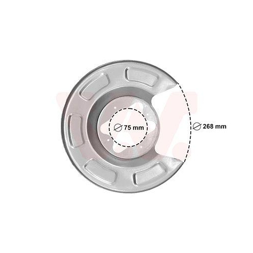 VAN WEZEL Spritzblech, Bremsscheibe 8239374