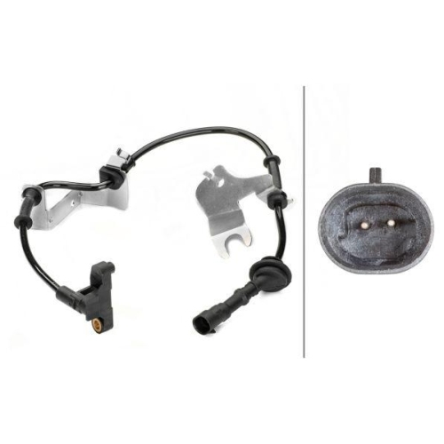 HELLA Sensor, Raddrehzahl 6PU 230 040-281