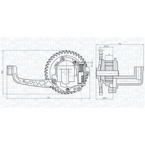MAGNETI MARELLI Ölpumpe 351516000015