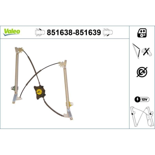 VALEO Fensterheber 851638