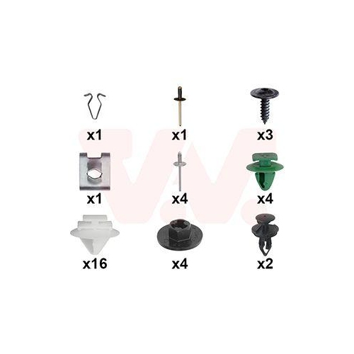 VAN WEZEL Montagesatz, Kotfl&uuml;gel 2126796