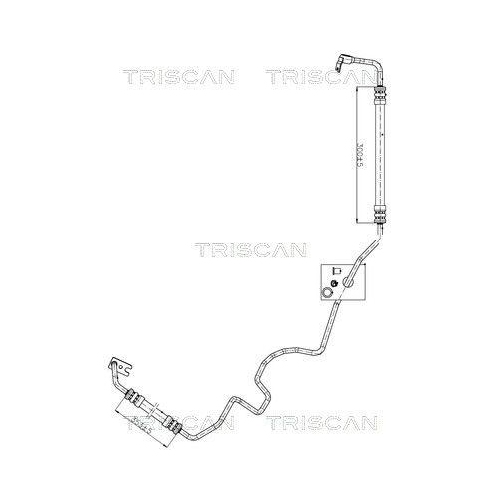 TRISCAN Hydraulikschlauch, Lenkung 8516 24001