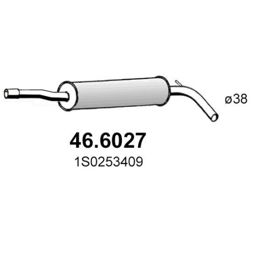 ASSO Mittelschalld&auml;mpfer 46.6027