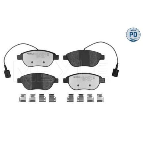 MEYLE Bremsbelagsatz, Scheibenbremse MEYLE-PD: Advanced performance and design. 025 237 0918/PD