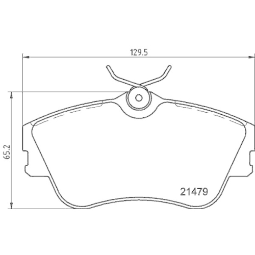 DON Bremsbelagsatz, Scheibenbremse PCP1648