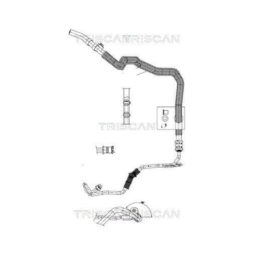 TRISCAN Hydraulikschlauch, Lenkung 8516 29088