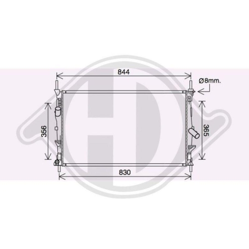 DIEDERICHS K&uuml;hler, Motork&uuml;hlung DIEDERICHS Climate DCM3874