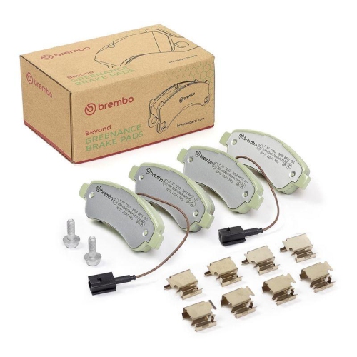 BREMBO Bremsbelagsatz, Scheibenbremse BEYOND LINE - Greenance P 61 125G