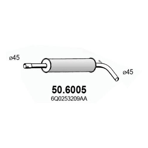 ASSO Mittelschalld&auml;mpfer 50.6005