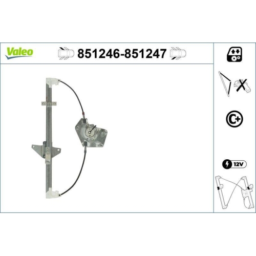 VALEO Fensterheber 851246