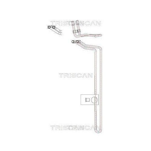 TRISCAN Hydraulikschlauch, Lenkung 8516 11027