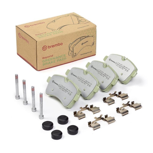 BREMBO Bremsbelagsatz, Scheibenbremse BEYOND LINE - Greenance P A6 027G