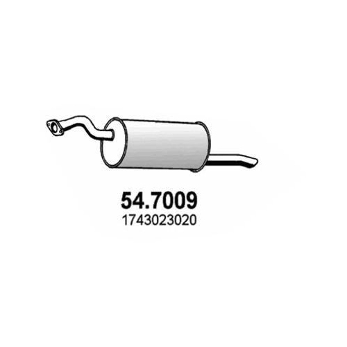 ASSO Endschalld&auml;mpfer 54.7009