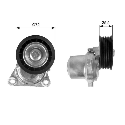 GATES Riemenspanner, Keilrippenriemen DriveAlign&trade; T38408