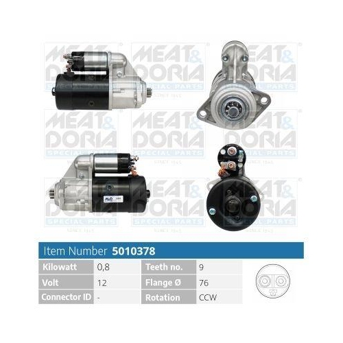 MEAT & DORIA Starter 5010378