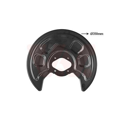 VAN WEZEL Spritzblech, Bremsscheibe 5867373