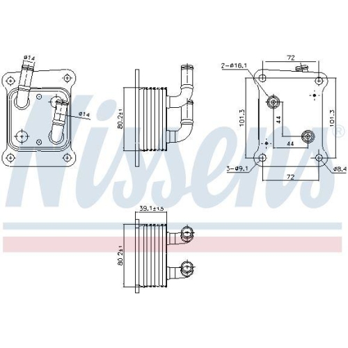 NISSENS &Ouml;lk&uuml;hler, Motor&ouml;l 91453