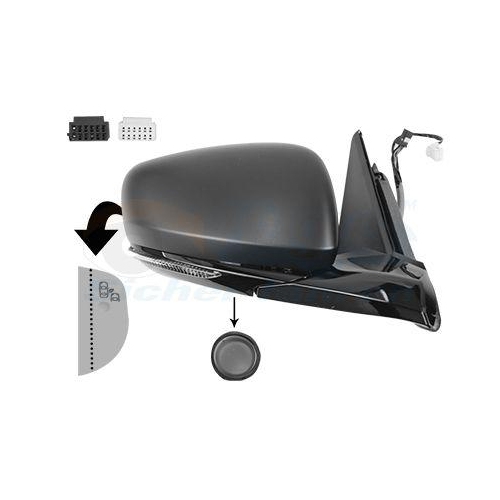 VAN WEZEL Au&szlig;enspiegel * HAGUS * 4317828