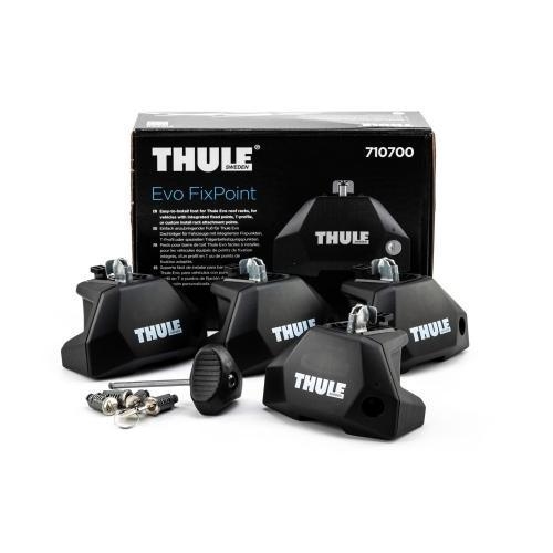 B-Ware THULE 7107 Evo Fixpoint Fu&szlig;satz f&uuml;r Fahrzeuge mit Fixpunkten 710700