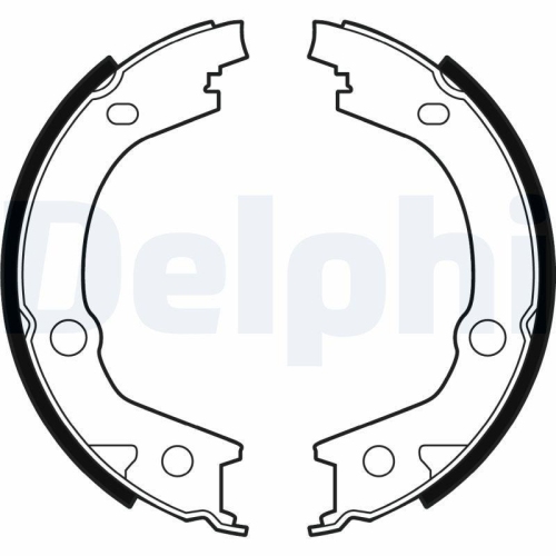 DELPHI Bremsbackensatz, Feststellbremse LS2001