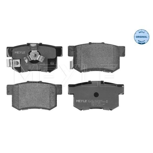 MEYLE Bremsbelagsatz, Scheibenbremse MEYLE-ORIGINAL: True to OE. 025 242 3114/W