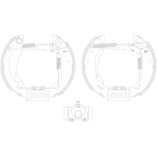 TEXTAR Bremsbackensatz Shoe Kit Pro 84031806