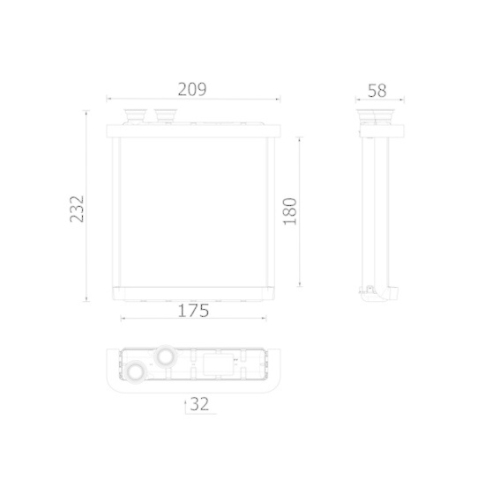 MAHLE W&auml;rmetauscher, Innenraumheizung BEHR *** PREMIUM LINE *** AH 298 000P