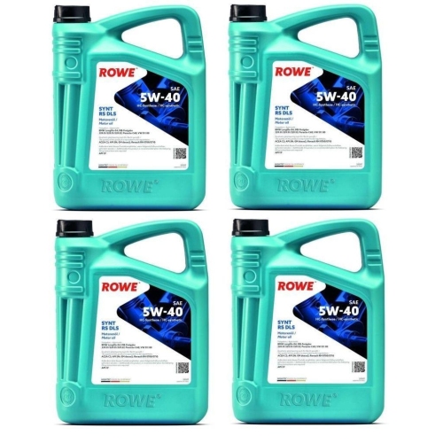 Motoröl Motorenöl HIGHTEC SYNT RS DLS SAE 5W-40 20 Liter ROWE 20307-0050-99